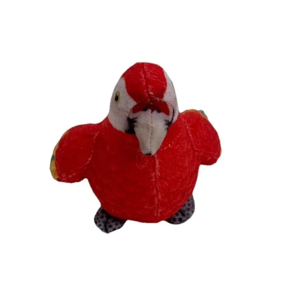 NEW Wild Republic Rainforest Scarlet Red MACAW Plush Toy Bird Stuffed Animal
